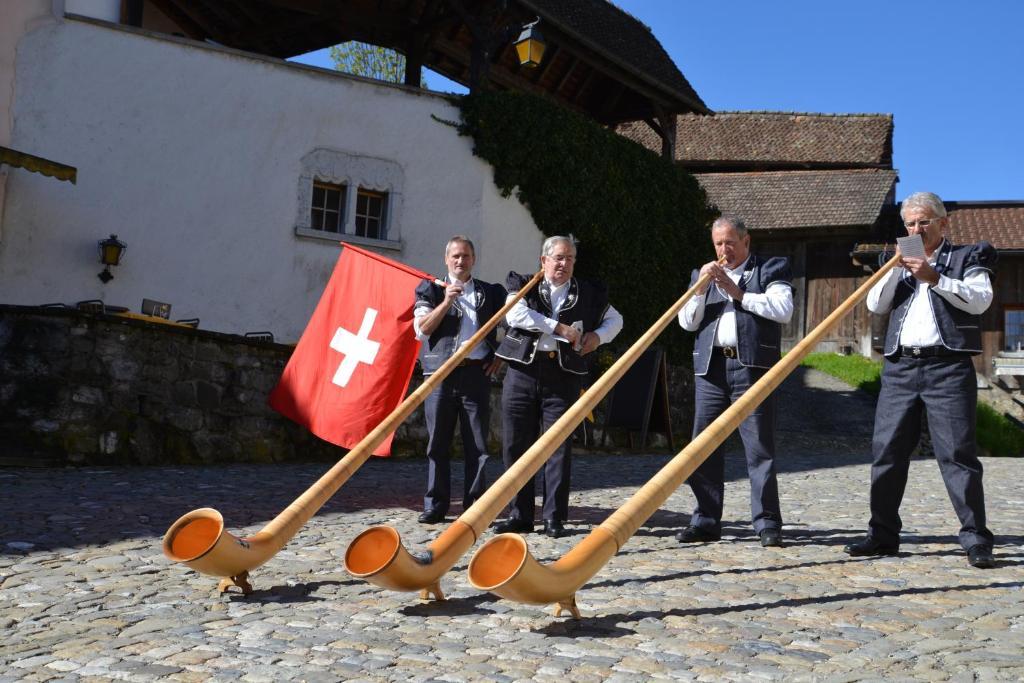 Hôtel de Gruyères Exterior foto